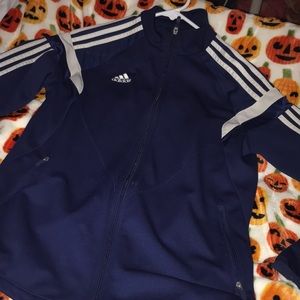 Adidas blue zip up